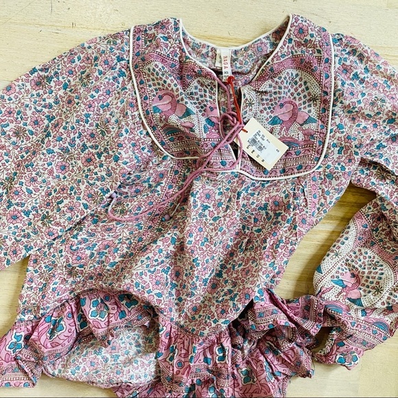 RAGA Pink Floral Blouse - Picture 4 of 5